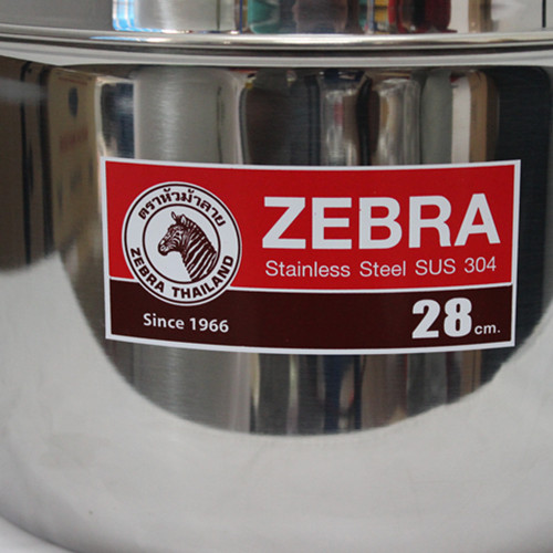 Zebra Stainless Steel Cooking Pot 28 (end 5/10/2019 233 AM)