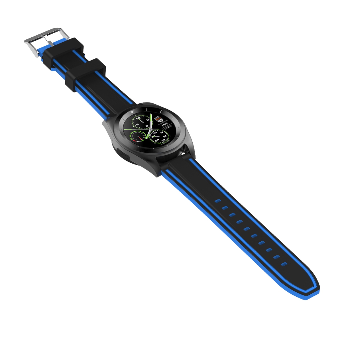 NO.1 G6 SMART WATCH BLUETOOTH 4 HEART RATE BLACK TPU STRAP/STEEL BAND