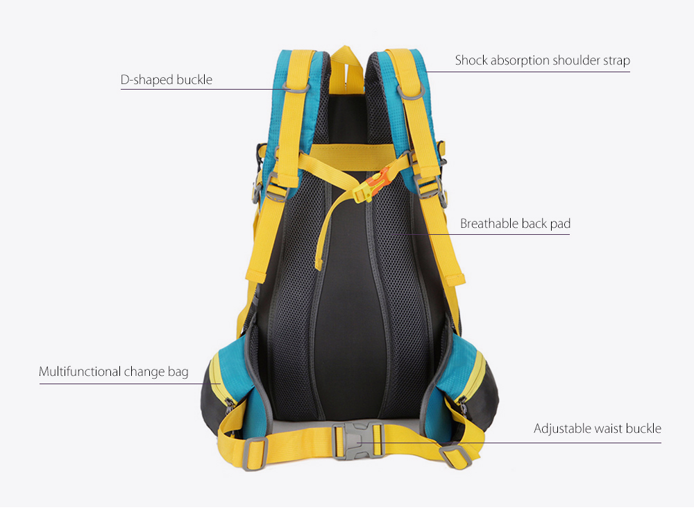Free Knight FK0215 Outdoor 30L Nylon Water Resistant Backpack Mountaineering Camping Bag Free Knight FK0215 Outdoor 30L Nylon Water Resistant Backpack Mountaineering Camping Bag