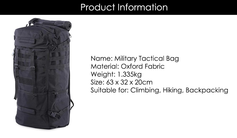 Outdoor Unisex Climbing Hiking Military Bag Outdoor Unisex Climbing Hiking Military Bag