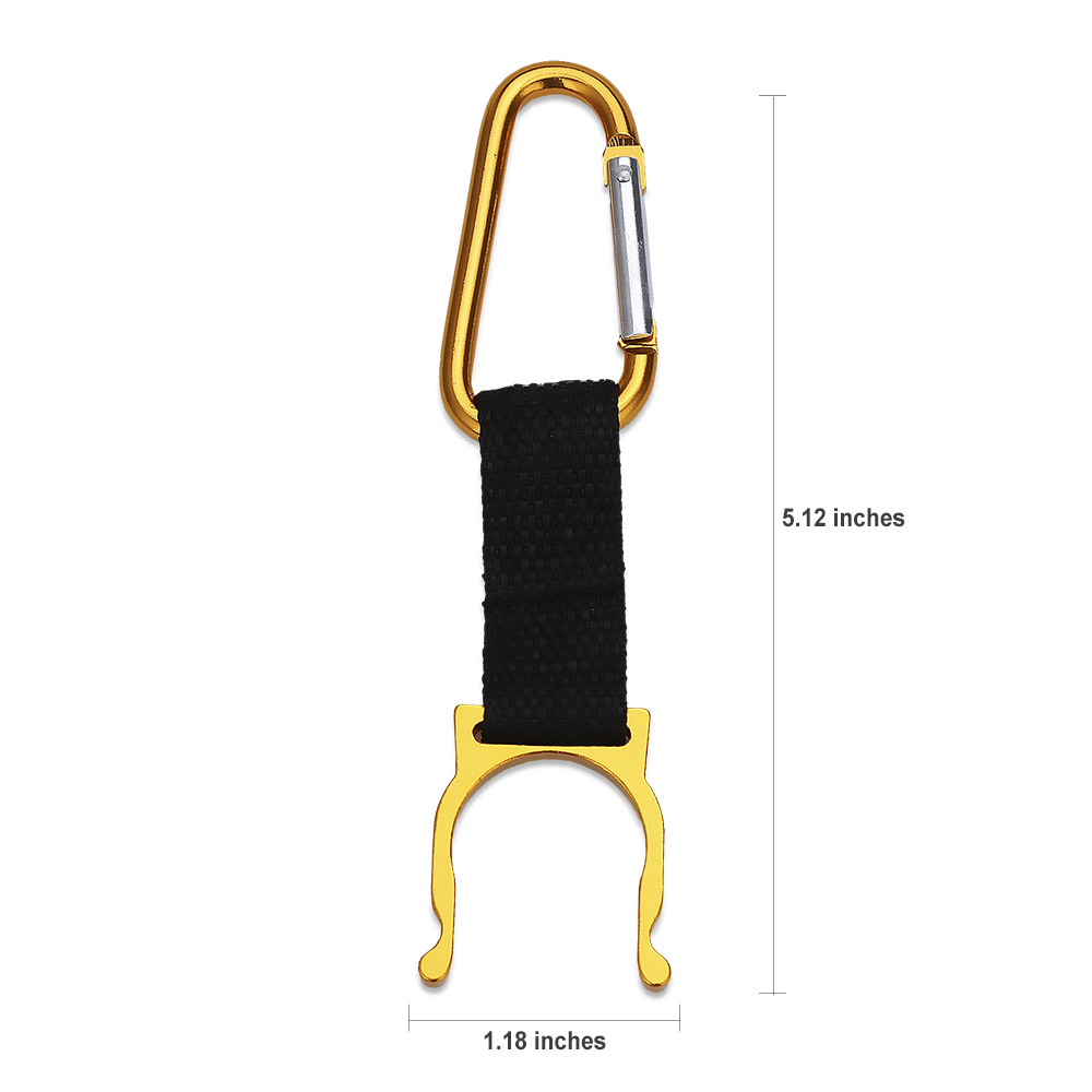 Aotu 5pcs Outdoor Water Bottle Holder Carabiner Hook Clip Buckle for Camping Hiking Aotu 5pcs Outdoor Water Bottle Holder Carabiner Hook Clip Buckle for Camping Hiking