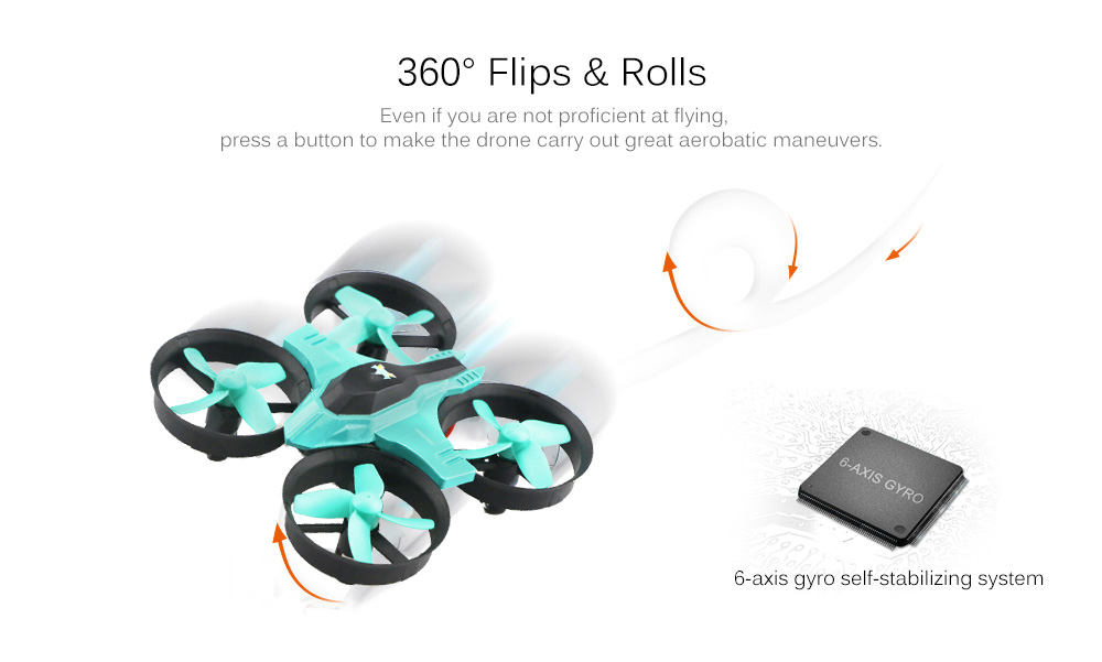 F36 Mini 2.4GHz 4CH 6 Axis Gyro RC Quadcopter with Headless Mode / Speed Switch F36 Mini 2.4GHz 4CH 6 Axis Gyro RC Quadcopter with Headless Mode / Speed Switch