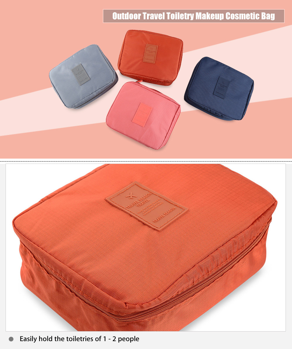 TRAVEL SEASON Portable Cosmetic Toiletry Storage Bag TRAVEL SEASON Portable Cosmetic Toiletry Storage Bag