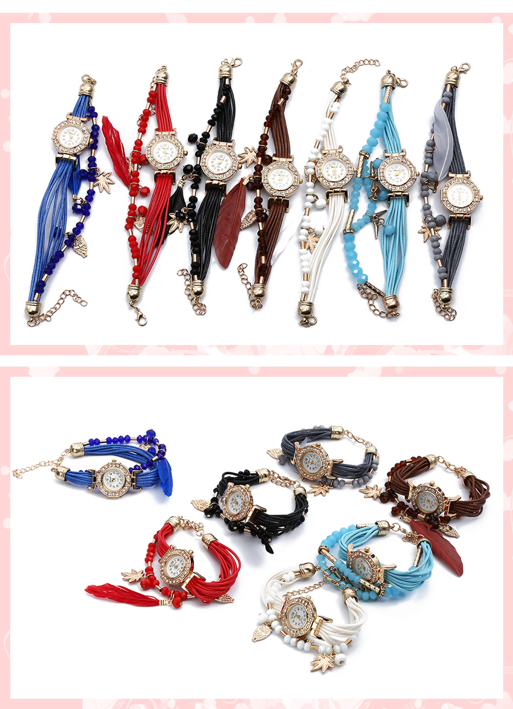 FULAIDA Women Quartz Watch Rhinestone Feather Decoration Bangle Wristwatch FULAIDA Women Quartz Watch Rhinestone Feather Decoration Bangle Wristwatch