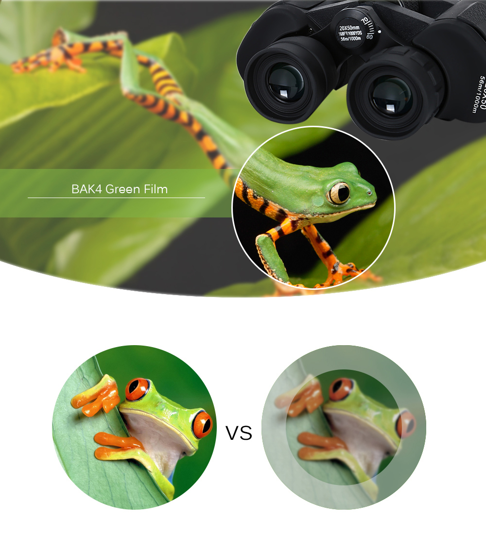 MaiFeng 20 x 50 Portable Outdoor Sports Binocular Telescope MaiFeng 20 x 50 Portable Outdoor Sports Binocular Telescope