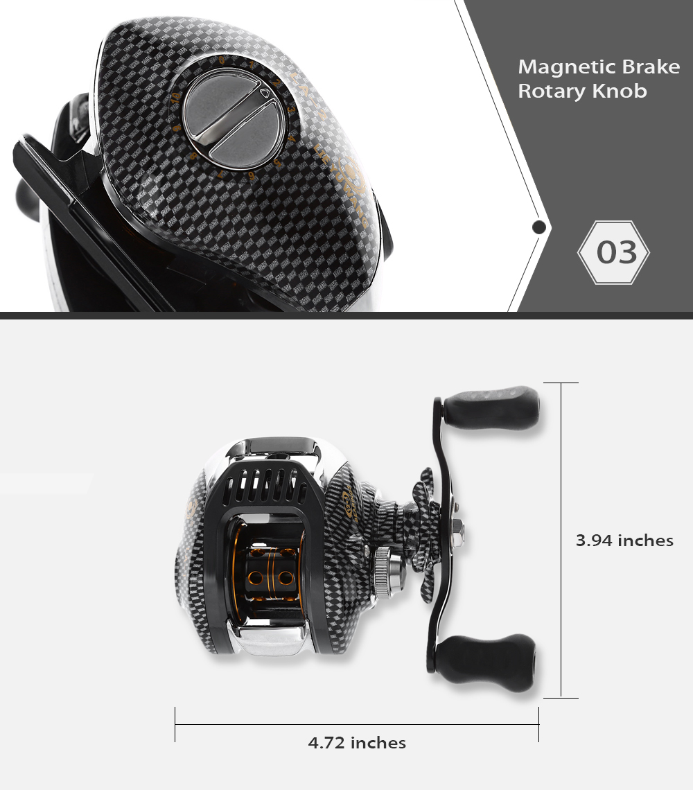 LIE YU WANG LA 13 ( True 4 + 1BB ) Bearings Water Drop Wheel LIE YU WANG LA 13 ( True 4 + 1BB ) Bearings Water Drop Wheel