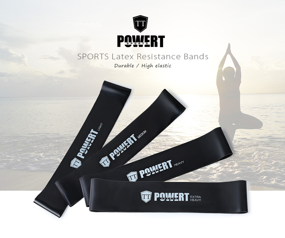 POWERT SPORTS Durable Latex Training Body Building Resistance Bands