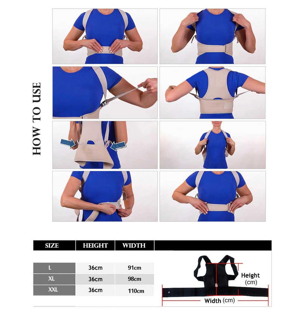 Correct Shoulder Posture Support Strap Correct Shoulder Posture Support Strap
