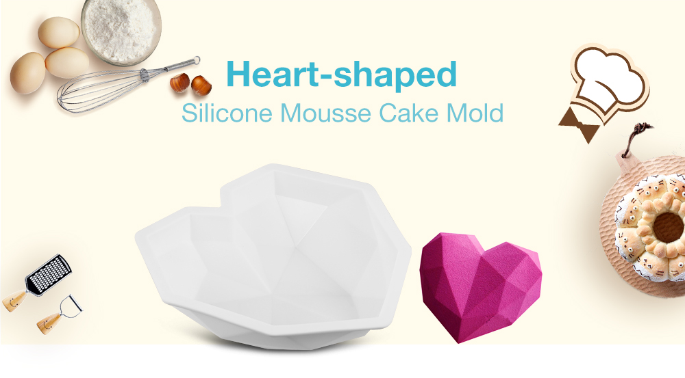 Love Shape Mousse Cake Mold Love Shape Mousse Cake Mold