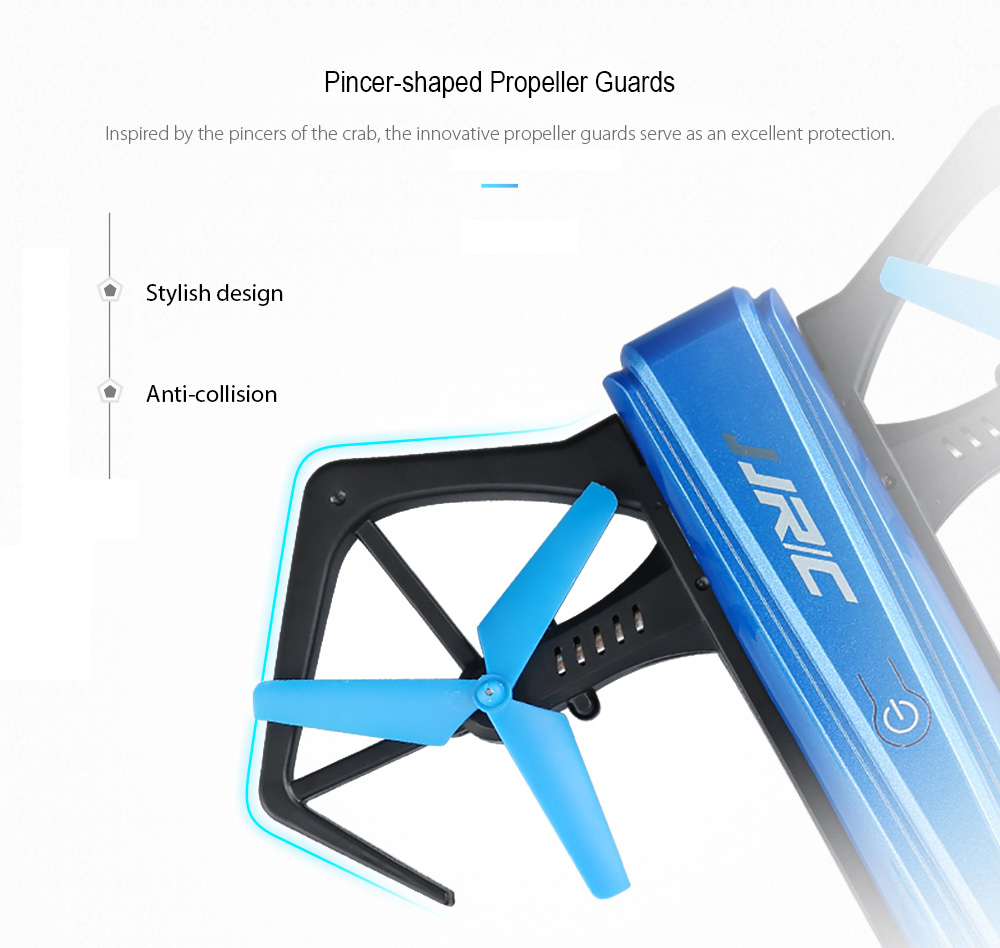 JJRC H43WH Mini Foldable RC Selfie Drone BNF WiFi FPV 720P HD / Pincer-shaped Protection Frame / G-sensor Mode JJRC H43WH Mini Foldable RC Selfie Drone BNF WiFi FPV 720P HD / Pincer-shaped Protection Frame / G-sensor Mode