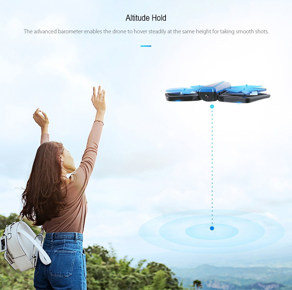 JJRC H43WH Mini Foldable RC Selfie Drone BNF WiFi FPV 720P HD / Pincer-shaped Protection Frame / G-sensor Mode JJRC H43WH Mini Foldable RC Selfie Drone BNF WiFi FPV 720P HD / Pincer-shaped Protection Frame / G-sensor Mode