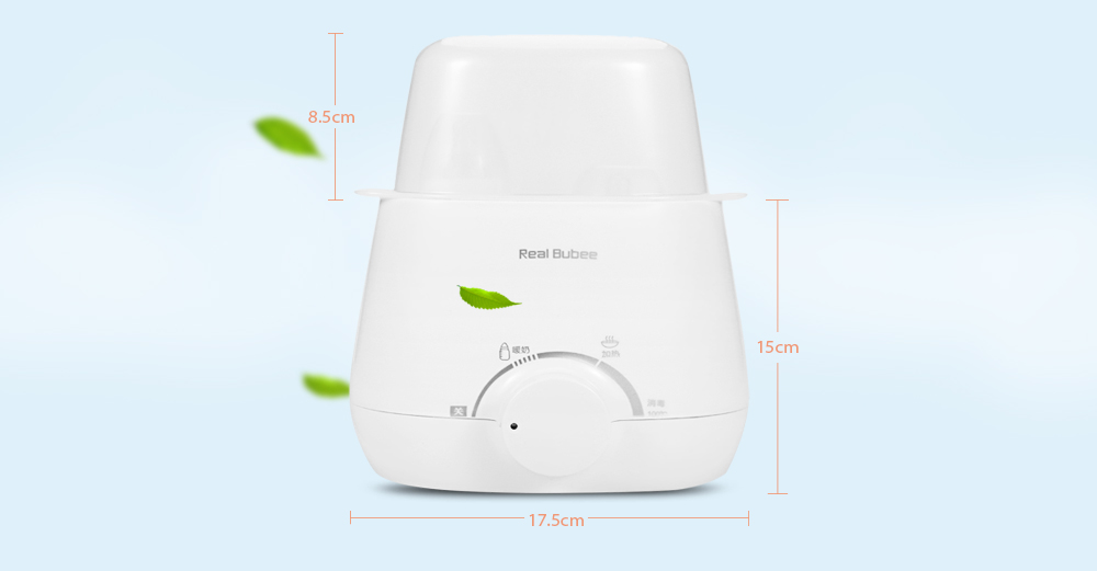 RealBubee Electric Milk Food BPA Free Warmer Baby Feeding Double Bottle Sterilizer RealBubee Electric Milk Food BPA Free Warmer Baby Feeding Double Bottle Sterilizer