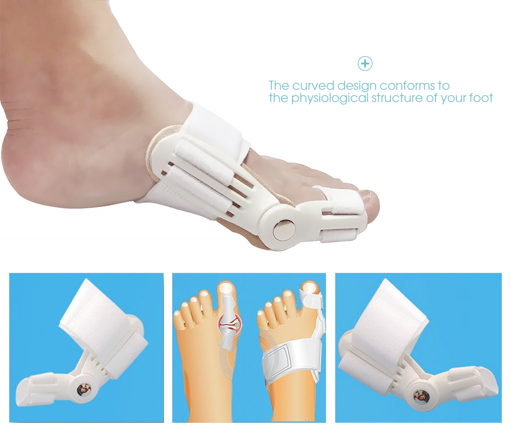 Bunion Aid Hinged Splint Toe Straightener Corrector Brace Bunion Aid Hinged Splint Toe Straightener Corrector Brace