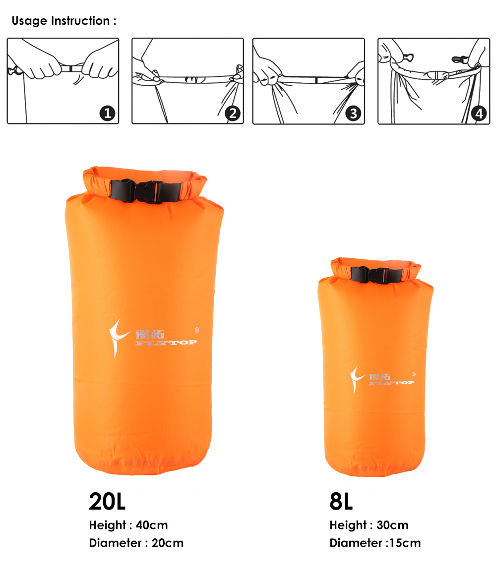 Outdoor Hiking Rafting Swimming Waterproof Bag Outdoor Hiking Rafting Swimming Waterproof Bag