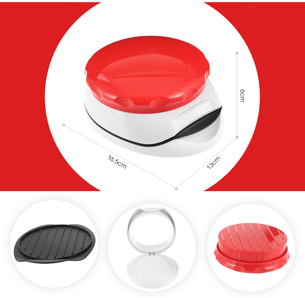 Hamburger Meat Presser with Adjustable Thickness