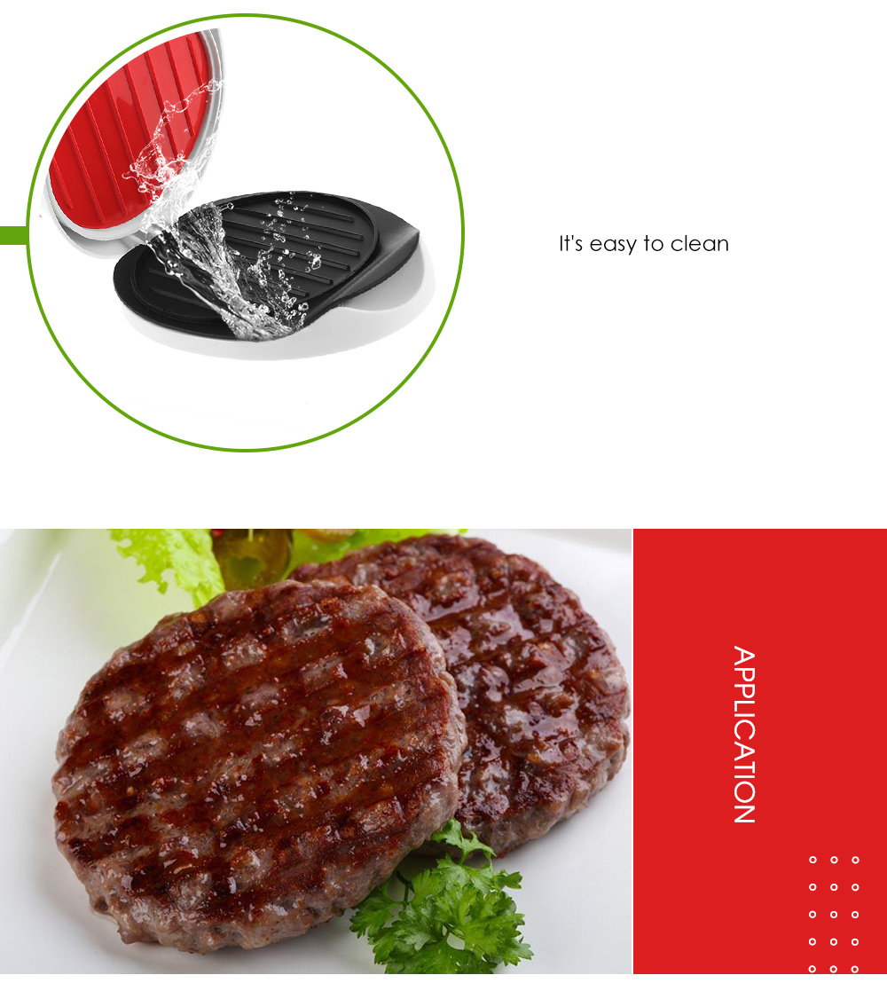 Hamburger Meat Presser with Adjustable Thickness