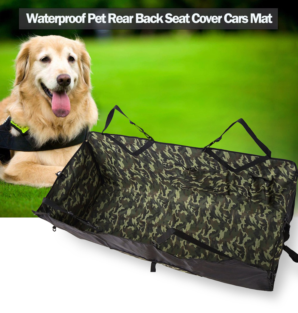 Collapsible Waterproof Camouflage Pattern Oxford Fabric Pet Protector Rear Back Seat Cover Cars Mat Collapsible Waterproof Camouflage Pattern Oxford Fabric Pet Protector Rear Back Seat Cover Cars Mat