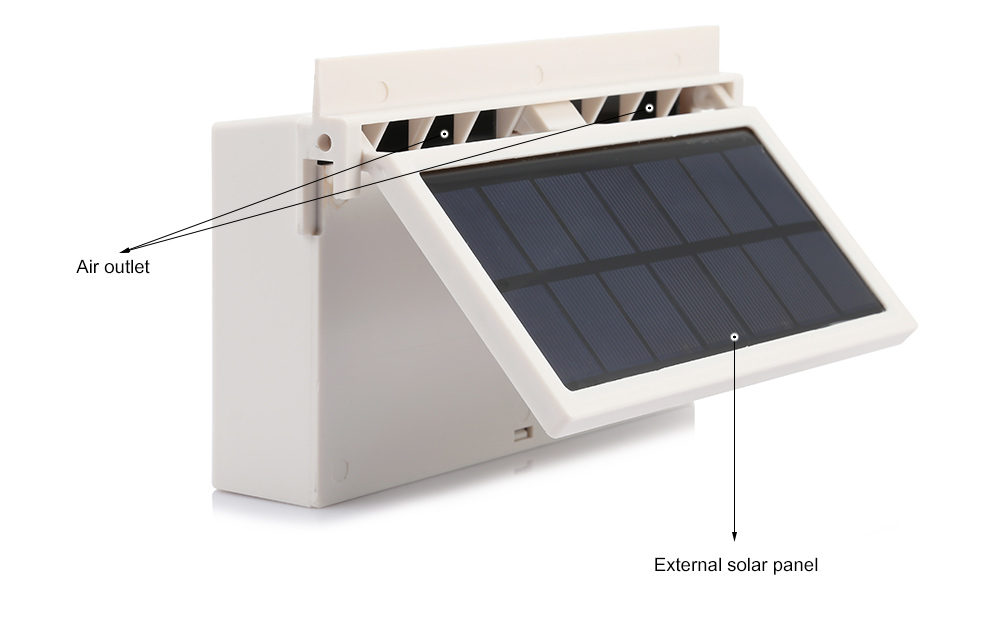 Auto Ventilation Car Cooler Solar Powered Dual-mode Power Supply Exhaust Fan Auto Ventilation Car Cooler Solar Powered Dual-mode Power Supply Exhaust Fan