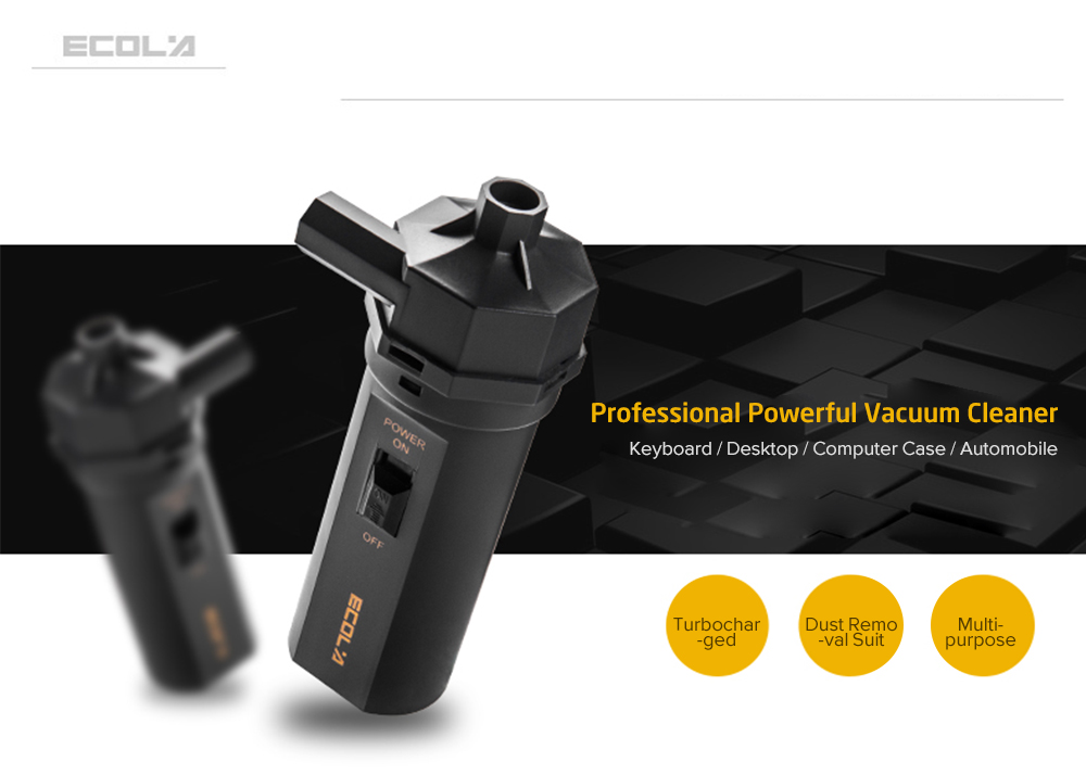 ECOLA Portable Professional Powerful Vacuum Cleaner for Keyboard Notebook