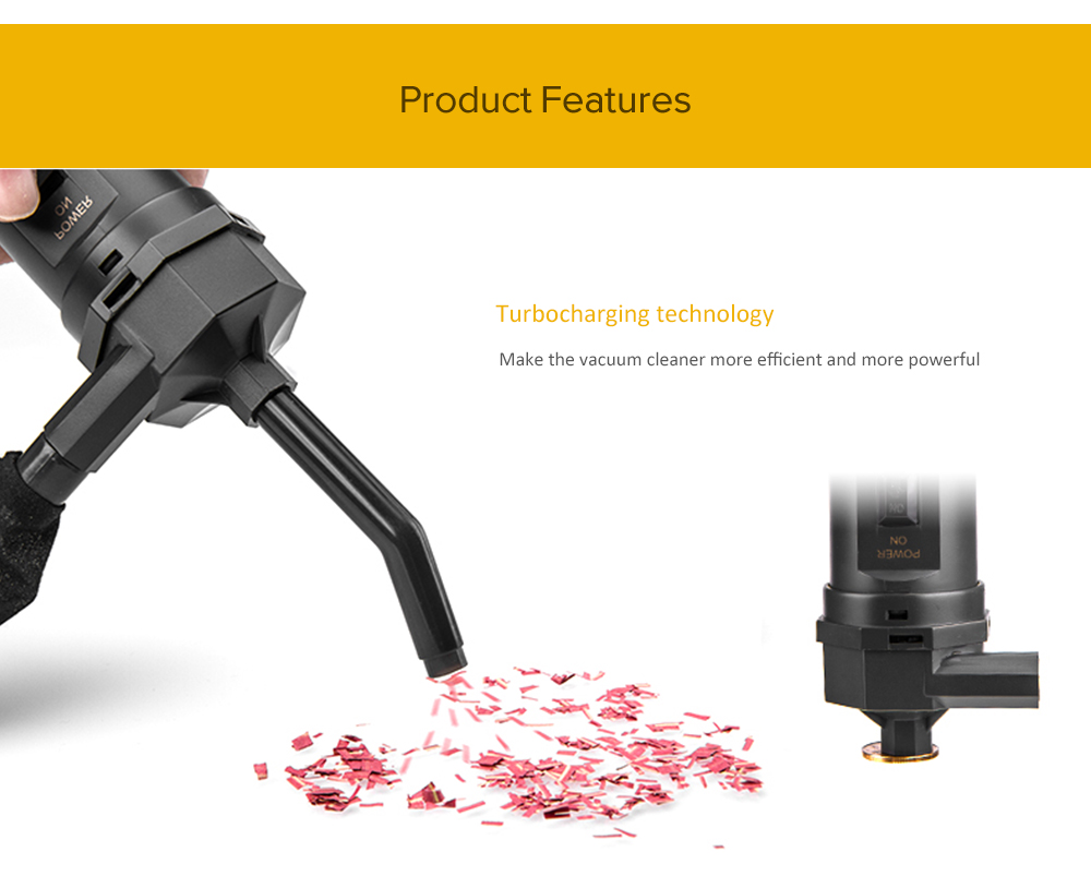 ECOLA Portable Professional Powerful Vacuum Cleaner for Keyboard Notebook