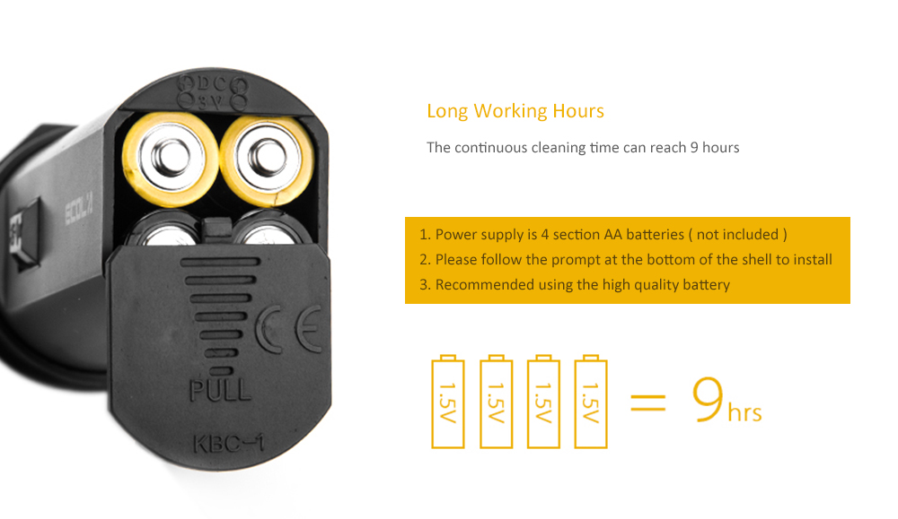 ECOLA Portable Professional Powerful Vacuum Cleaner for Keyboard Notebook