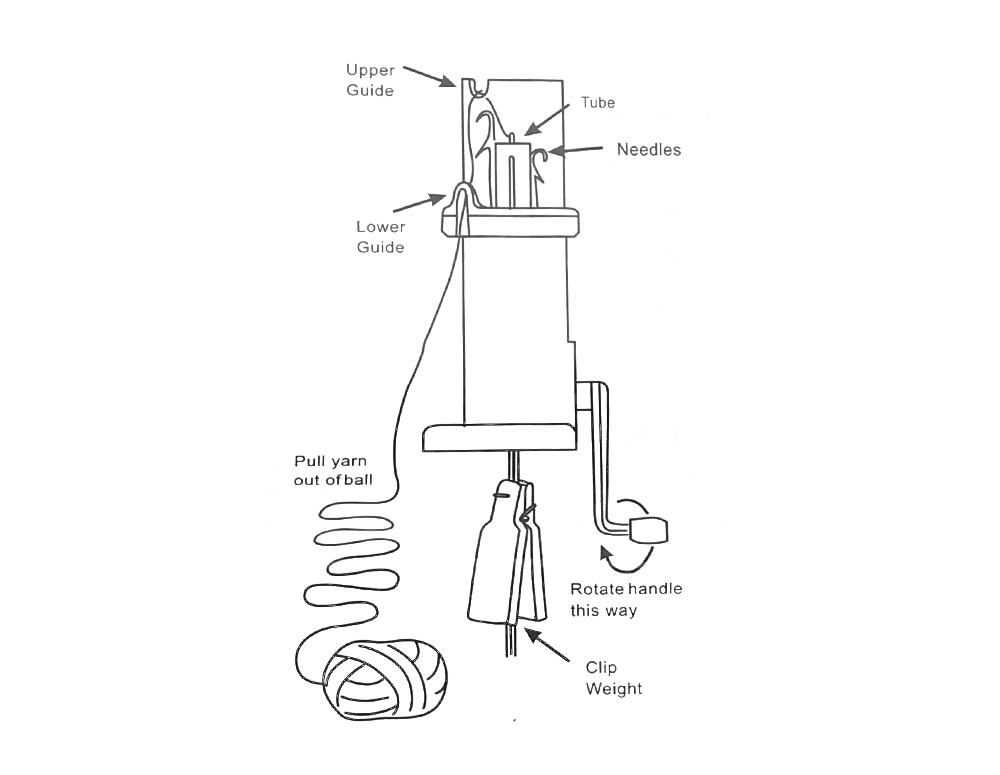 Wool Weaver Machine Hand Operated Easy Knitting Tool Wool Weaver Machine Hand Operated Easy Knitting Tool