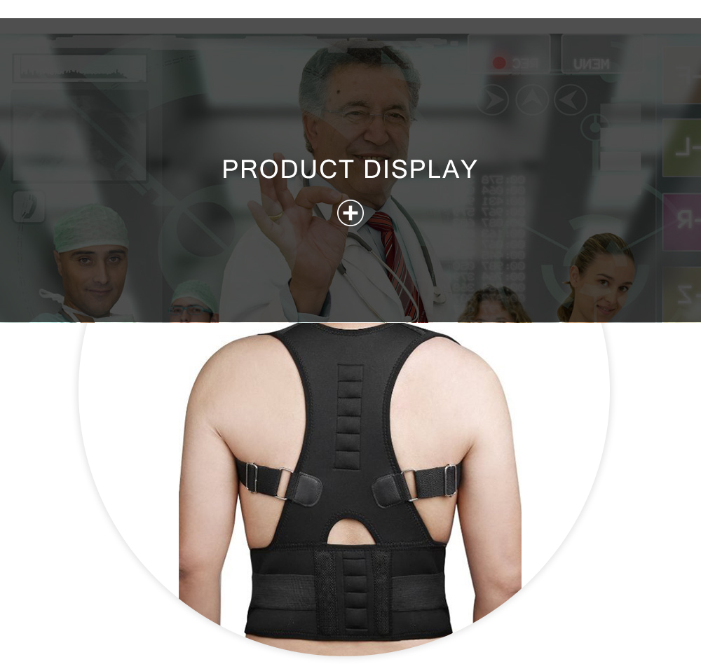 Adjustable Posture Corrector Magnetic Back Brace Support Belt Adjustable Posture Corrector Magnetic Back Brace Support Belt