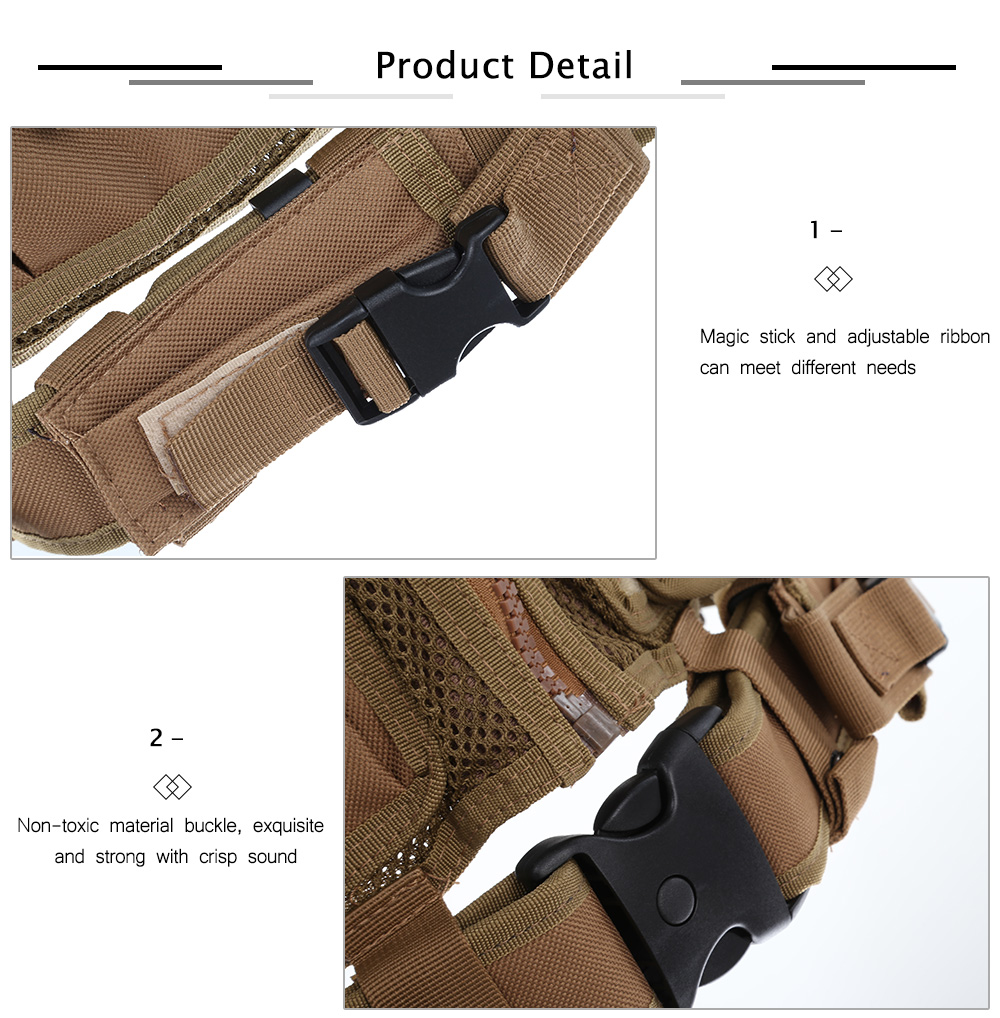 Multi-functional Tactical Vest Belt Protect Multi Pockets Mesh Breathable Equipment Multi-functional Tactical Vest Belt Protect Multi Pockets Mesh Breathable Equipment