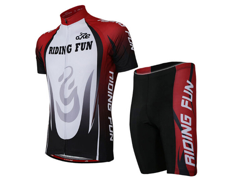 RIDING FUN Men Short-sleeved Summer Riding Clothes Suit