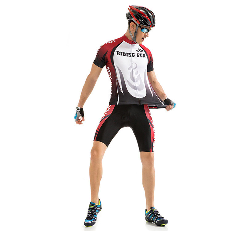 RIDING FUN Men Short-sleeved Summer Riding Clothes Suit