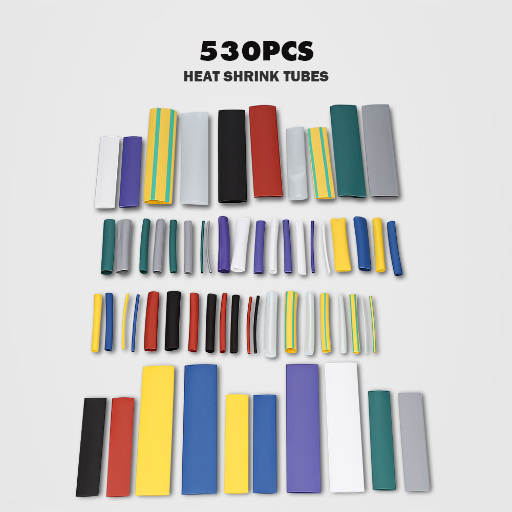 500pcs Heat Shrink Tubing Wire Cable Sleeving Wrap Tube Electrical Equipment 10 Colors 500pcs Heat Shrink Tubing Wire Cable Sleeving Wrap Tube Electrical Equipment 10 Colors