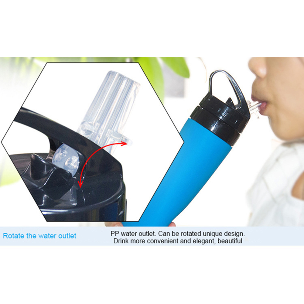 OS002 Portable Folding Leakproof Silicone Water Bottle Kettle Cup Outdoor Sport Camping OS002 Portable Folding Leakproof Silicone Water Bottle Kettle Cup Outdoor Sport Camping