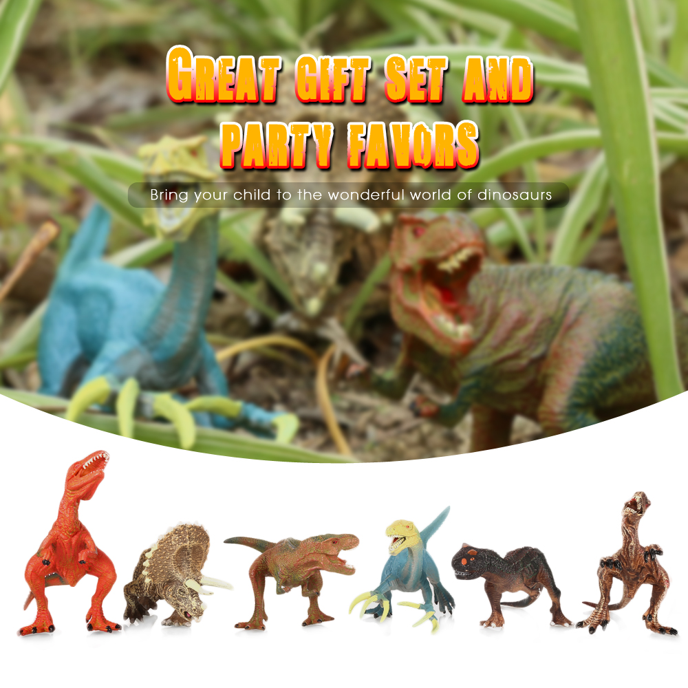 6PCS Simulation Model Dinosaurs Figures Toys for Kids 6PCS Simulation Model Dinosaurs Figures Toys for Kids