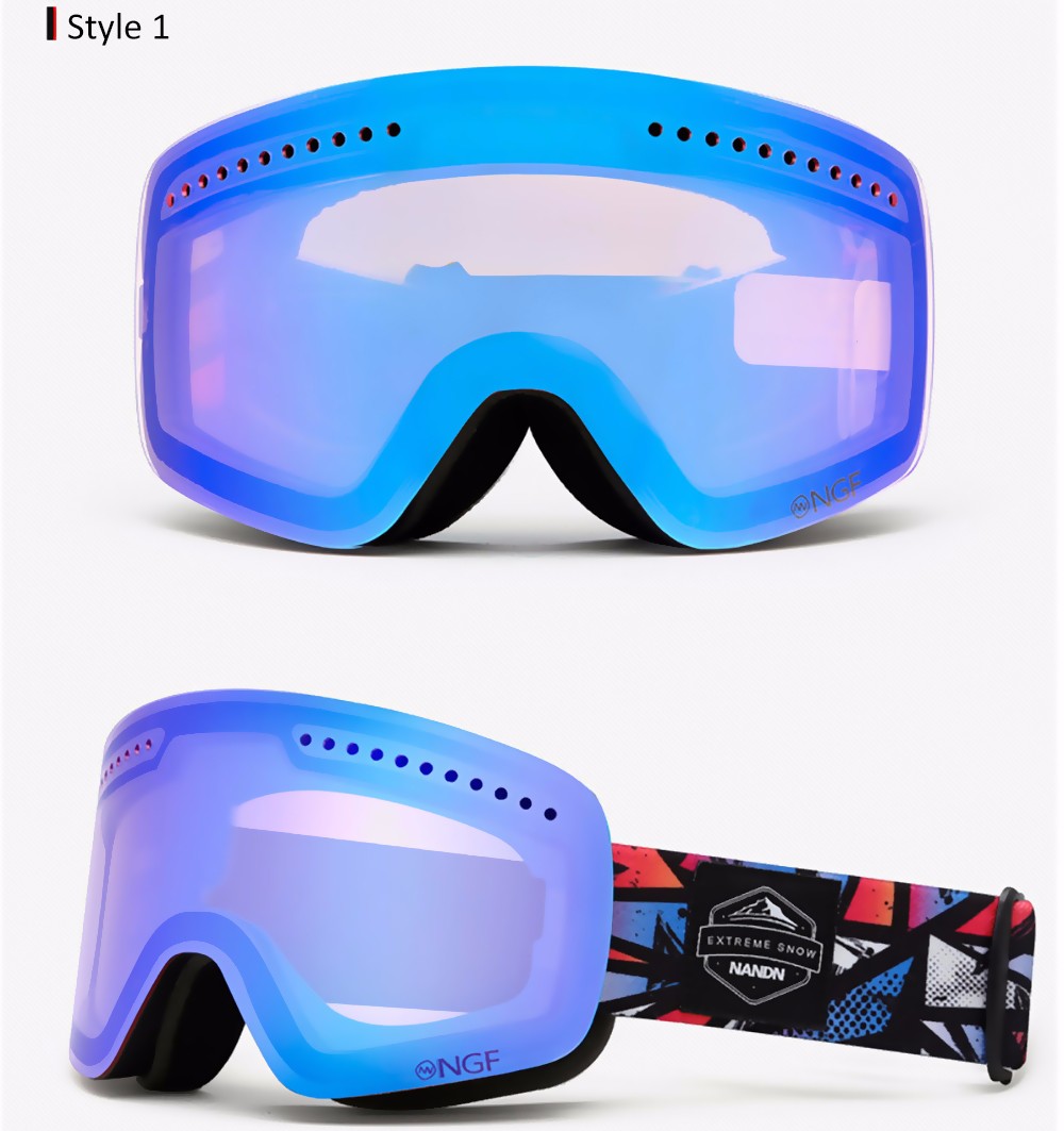 Anti-fog Double Lens Ski Goggles for Adults