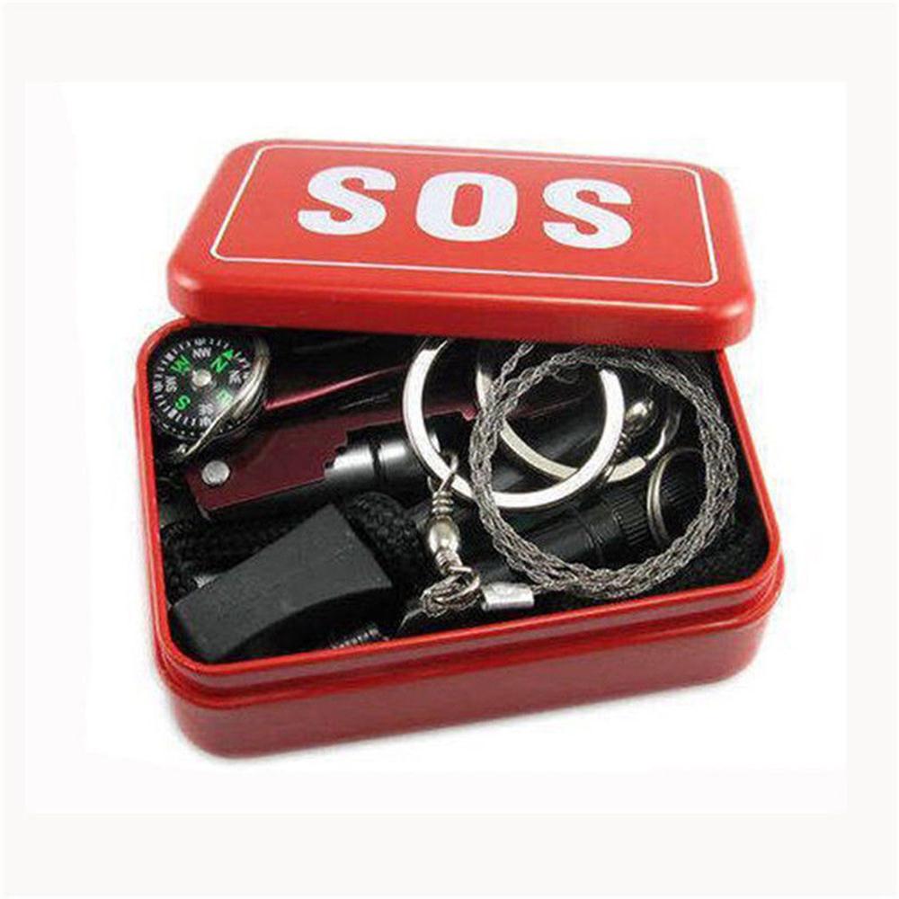 Camping Multifunctional Emergency Survival Kit SOS Outdoor Equipment Camping Multifunctional Emergency Survival Kit SOS Outdoor Equipment