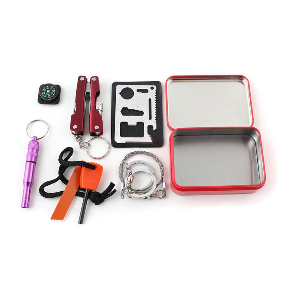 Camping Multifunctional Emergency Survival Kit SOS Outdoor Equipment Camping Multifunctional Emergency Survival Kit SOS Outdoor Equipment