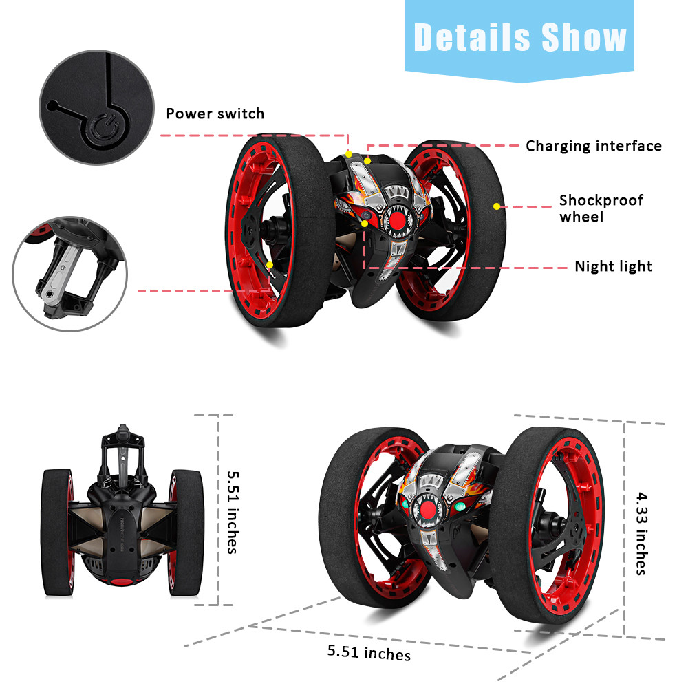 Paierge PEG - 81 2.4GHz Wireless Remote Control Jumping Car Paierge PEG - 81 2.4GHz Wireless Remote Control Jumping Car
