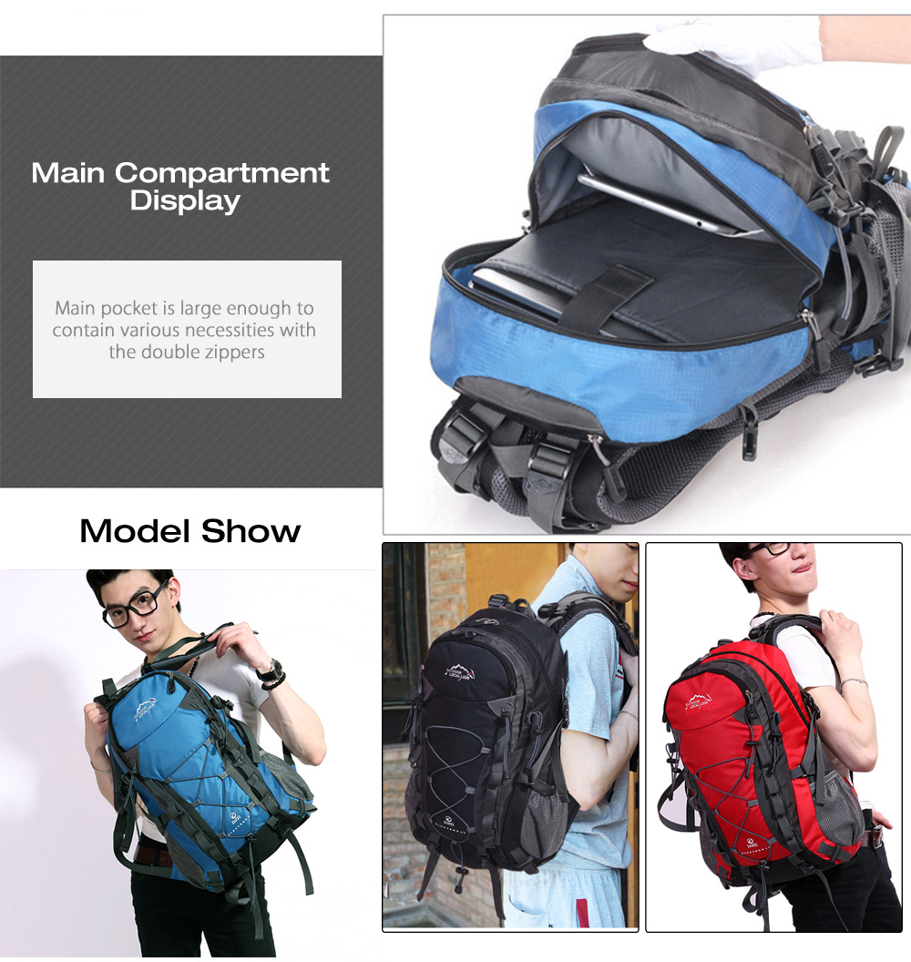 LOCAL LION 443 40L Water Resistant Molle Climbing Hiking Backpack LOCAL LION 443 40L Water Resistant Molle Climbing Hiking Backpack