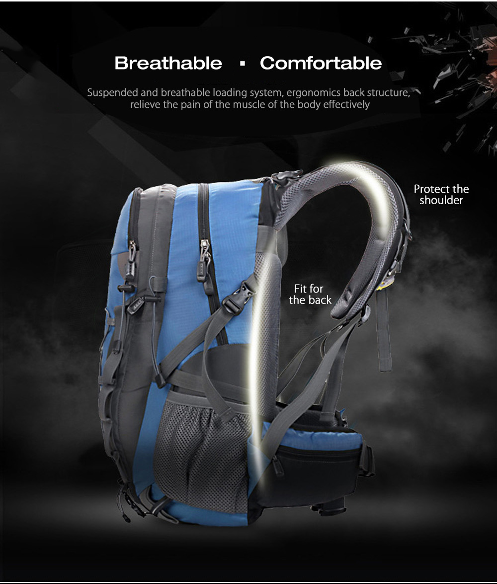 LOCAL LION 443 40L Water Resistant Molle Climbing Hiking Backpack LOCAL LION 443 40L Water Resistant Molle Climbing Hiking Backpack