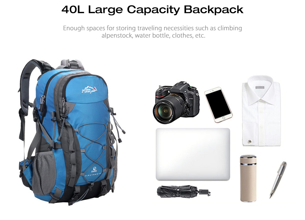 LOCAL LION 443 40L Water Resistant Molle Climbing Hiking Backpack LOCAL LION 443 40L Water Resistant Molle Climbing Hiking Backpack