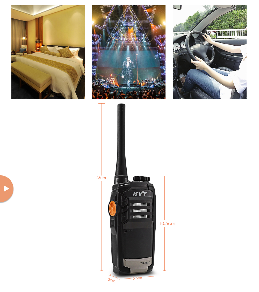 Hytera TC - 320 Portable UHF 450 - 470MHz DMR Transceiver Hytera TC - 320 Portable UHF 450 - 470MHz DMR Transceiver
