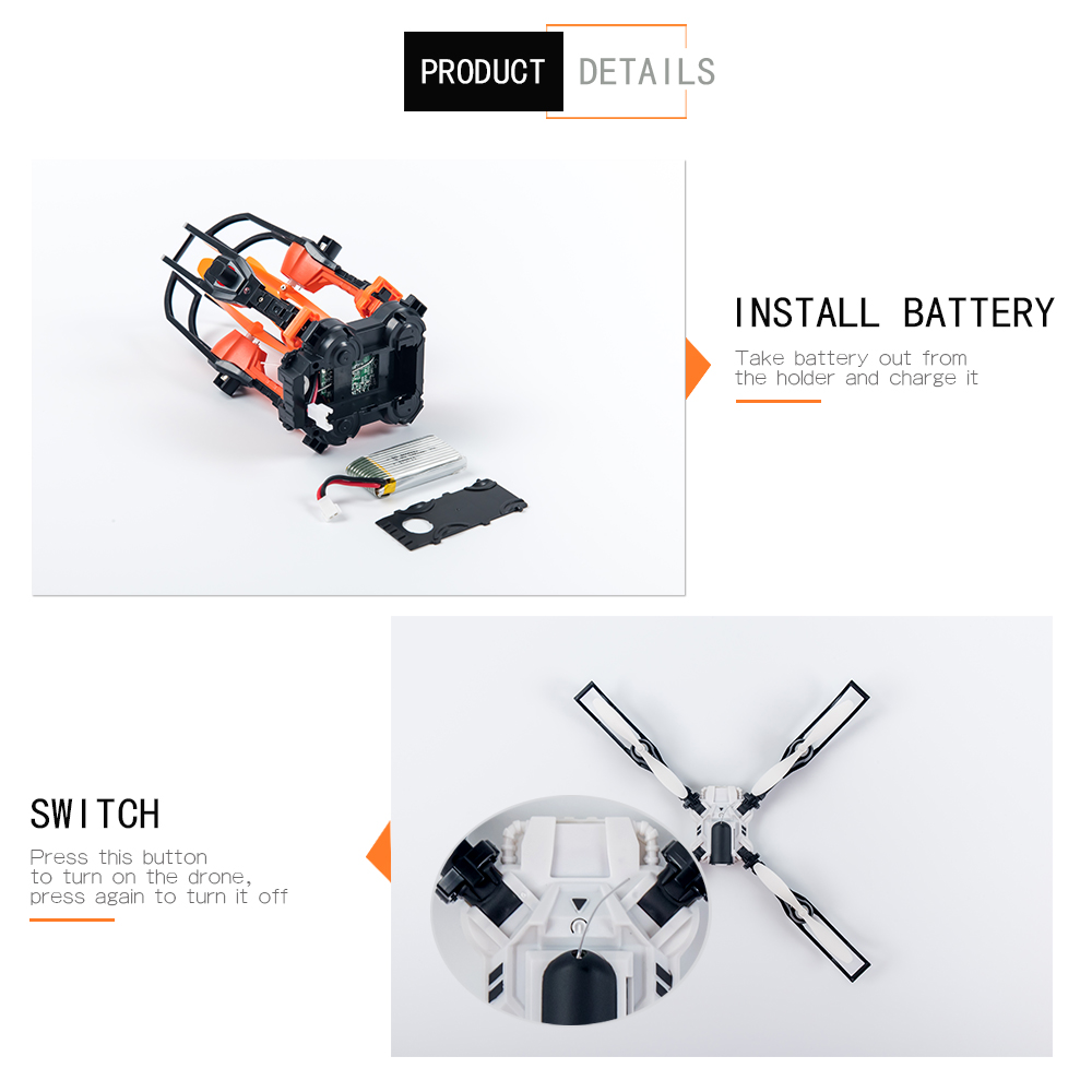 Flytec T15 Foldable 0.3MP WiFi Camera RC Quadcopter 2.4G 4CH 6-axis Gyro Headless High Hold Mode 3D Unlimited Flip Drone RTF Flytec T15 Foldable 0.3MP WiFi Camera RC Quadcopter 2.4G 4CH 6-axis Gyro Headless High Hold Mode 3D Unlimited Flip Drone RTF