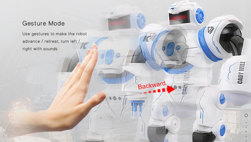JJRC R3 CADY WILL 2.4G RC Robot RTR Touch + Gesture Sensor / Combat Gameplay / Programming JJRC R3 CADY WILL 2.4G RC Robot RTR Touch + Gesture Sensor / Combat Gameplay / Programming