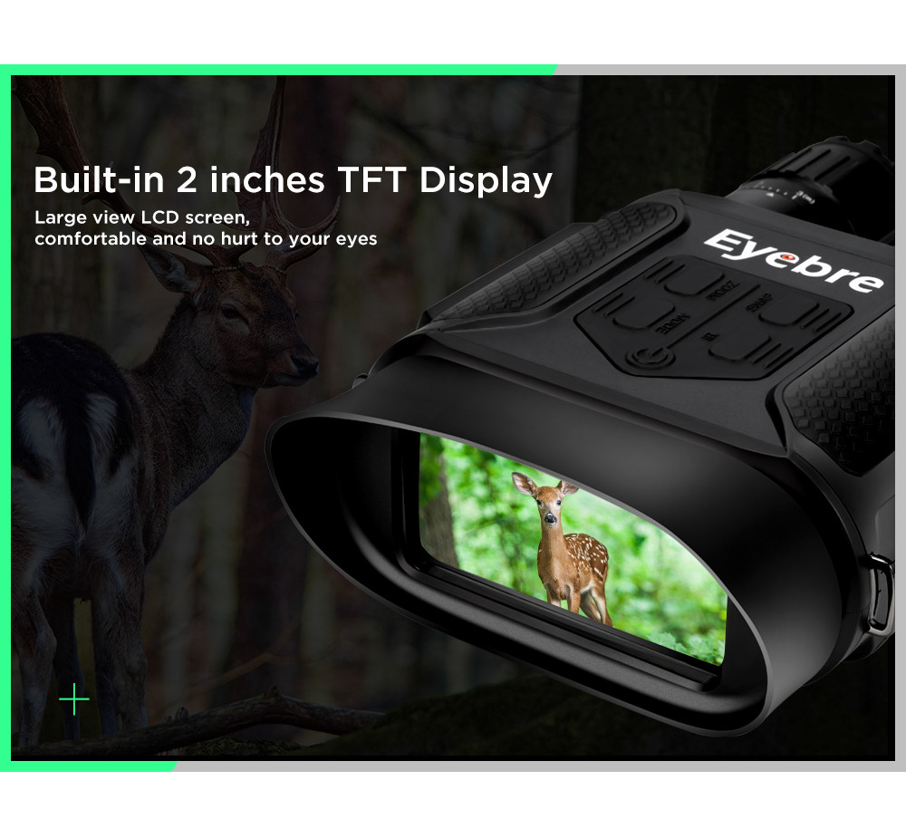 Eyebre 400M Digital Infrared Night Vision Binocular Scope HD Photo Camera Video Recorder Eyebre 400M Digital Infrared Night Vision Binocular Scope HD Photo Camera Video Recorder