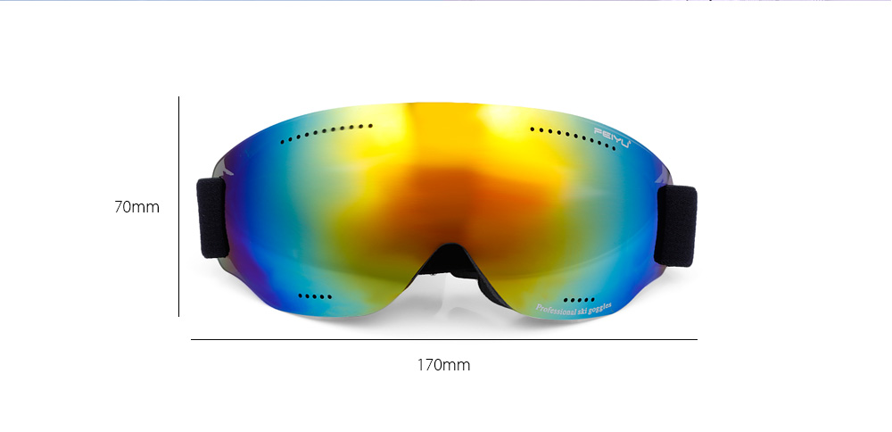 FEIYU Unisex Spherical Anti-fog Lens Skiing Goggles Climbing Glasses Eyewear FEIYU Unisex Spherical Anti-fog Lens Skiing Goggles Climbing Glasses Eyewear