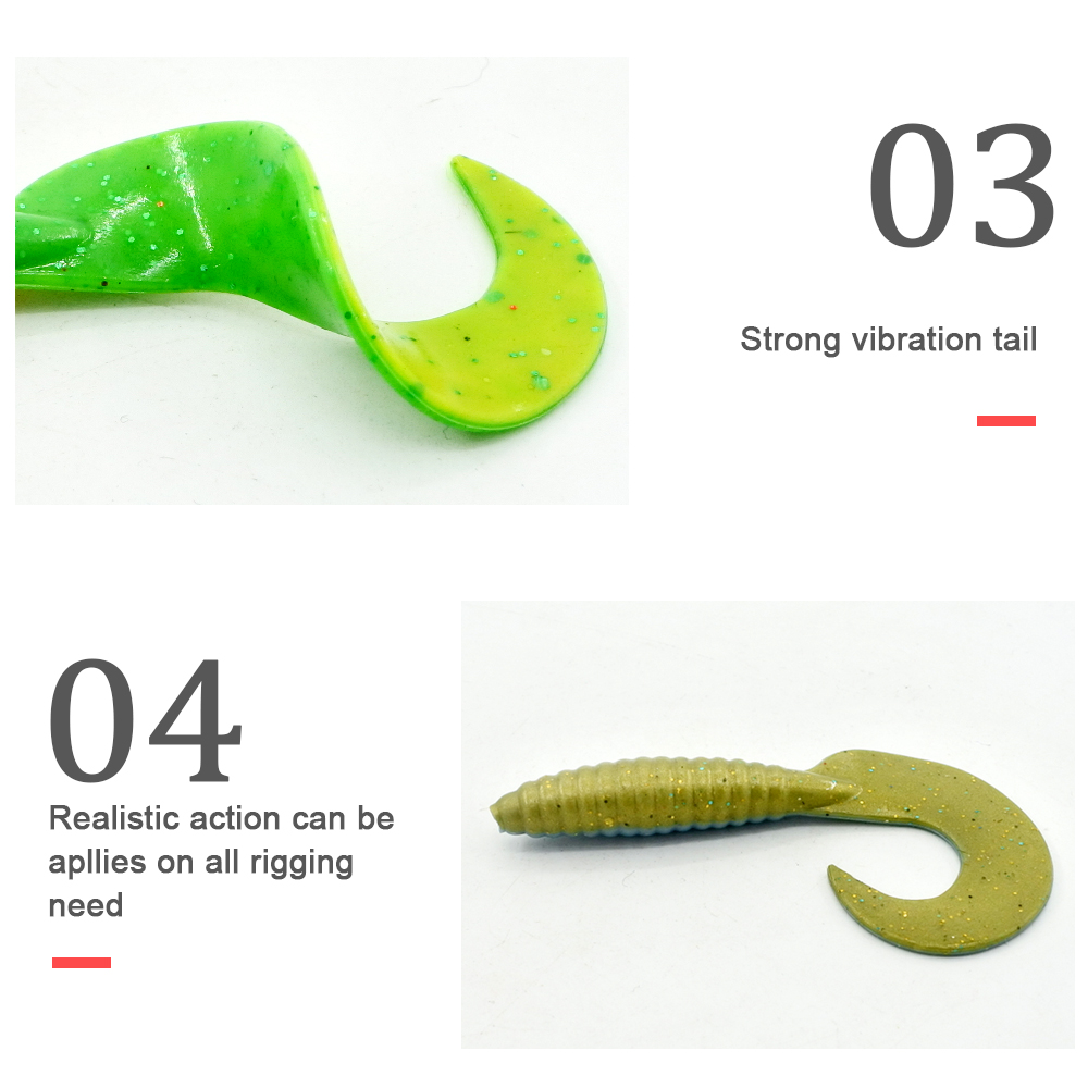 HONOREAL 8.5CM Artificial Bait Fishing Lures 3PCS HONOREAL 8.5CM Artificial Bait Fishing Lures 3PCS