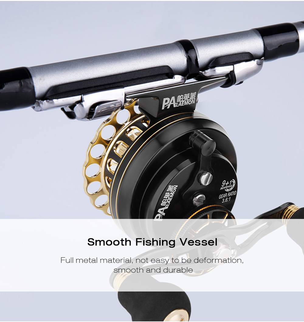 Palaemon 9 + 1BB Gear Ratio 3.6:1 Full Metal Left Right Hand Wheel Fly Fishing Reel Palaemon 9 + 1BB Gear Ratio 3.6:1 Full Metal Left Right Hand Wheel Fly Fishing Reel