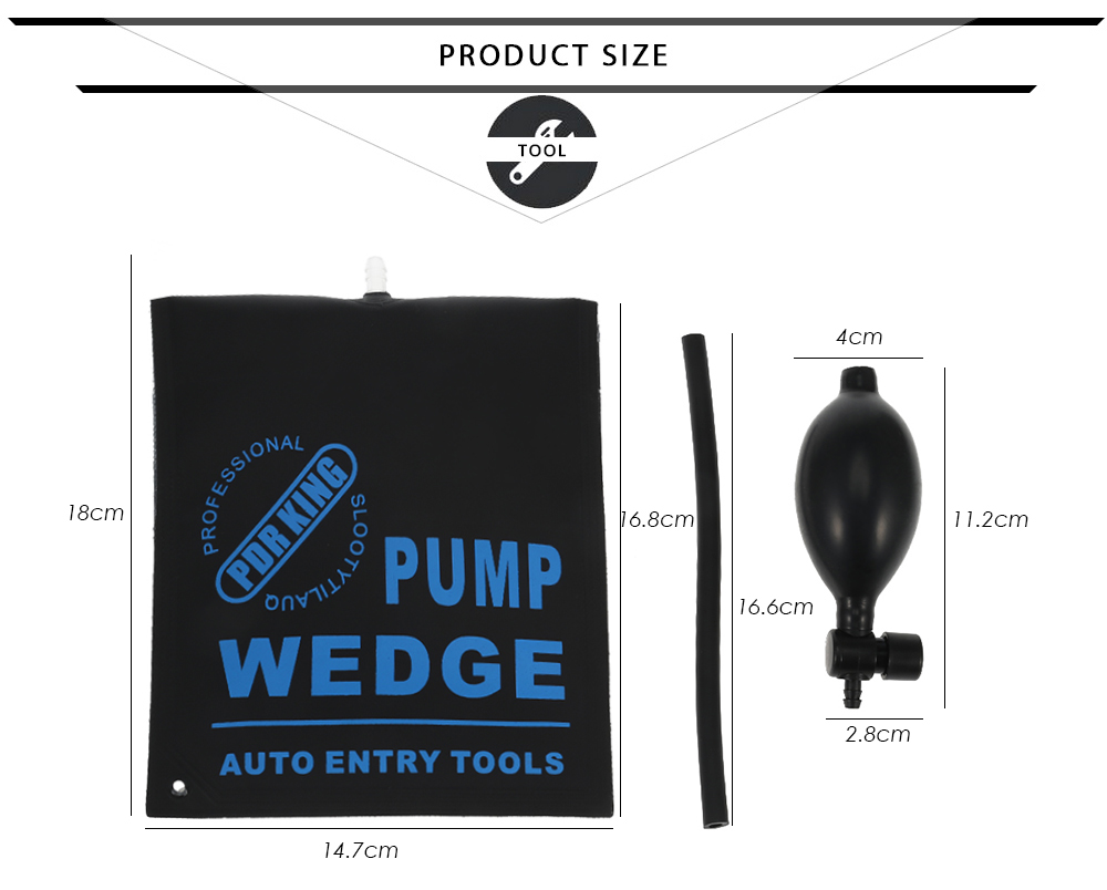 Air Pump Wedge Window Car Door Installation Inflatable Tool Air Pump Wedge Window Car Door Installation Inflatable Tool