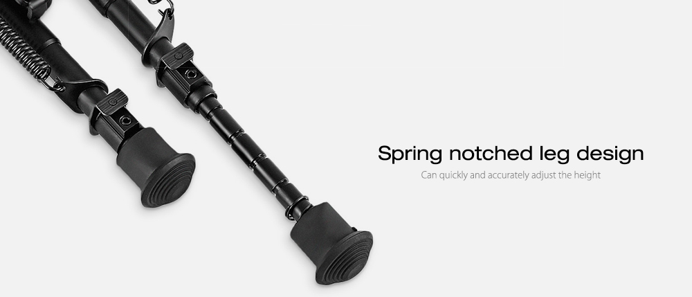 HD1806 Spring Return Sniper Hunting Rifle Bipod Sling Swivel Height HD1806 Spring Return Sniper Hunting Rifle Bipod Sling Swivel Height