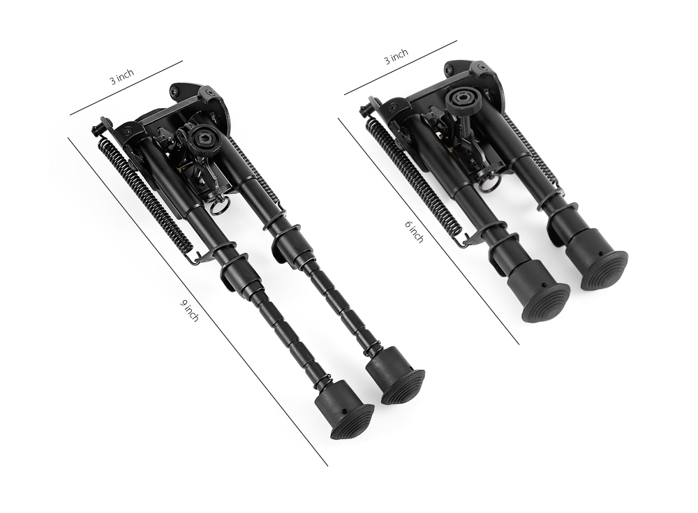 HD1806 Spring Return Sniper Hunting Rifle Bipod Sling Swivel Height HD1806 Spring Return Sniper Hunting Rifle Bipod Sling Swivel Height